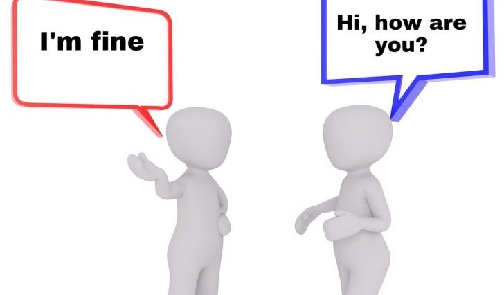 محادثات انجليزية مكتوبة