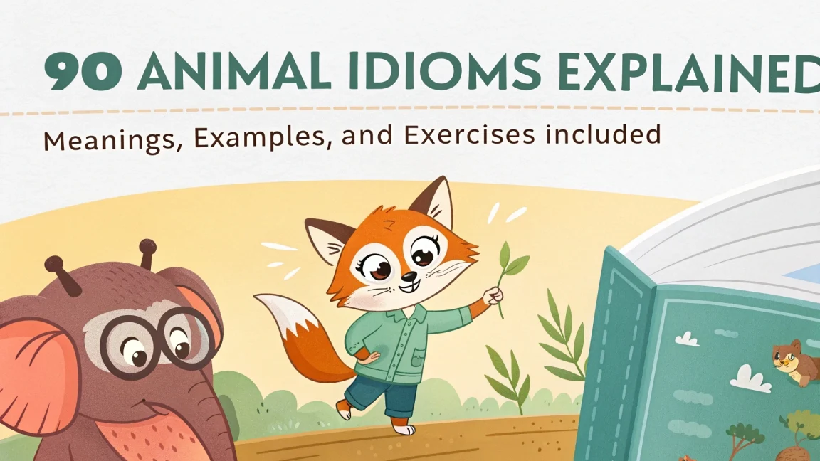 90 Animal Idioms Explained: Meanings, Examples, and Exercises Included 1 Animal Idioms