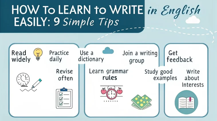 How to Learn to Write in English Easily: 9 Simple Tips 1 How to Learn to Write in English Easily 9 Simple Tips