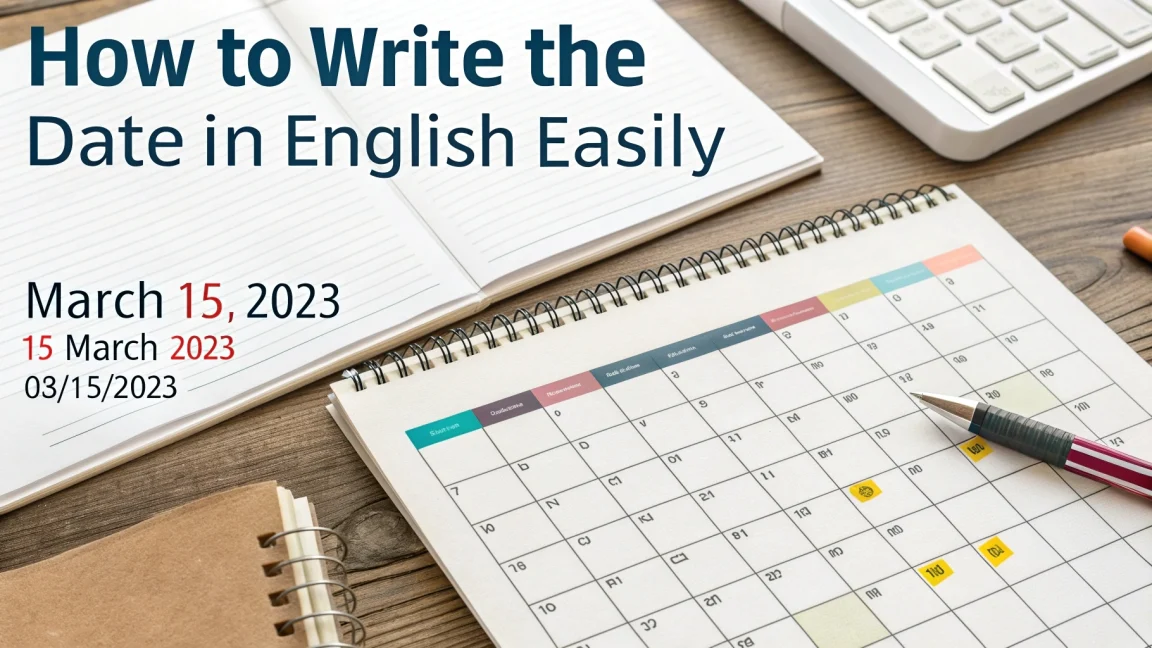How to Write the Date in English Easily