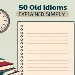 Mastering Idioms for Old: 50 Must-Know Old Idioms with Meaning and Use 15 Old Idioms