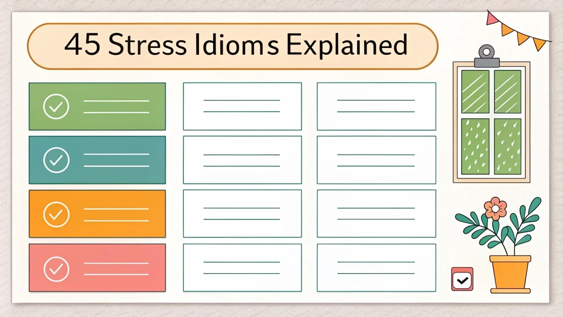 Stress Idioms