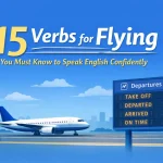 Travel Verbs for Flying