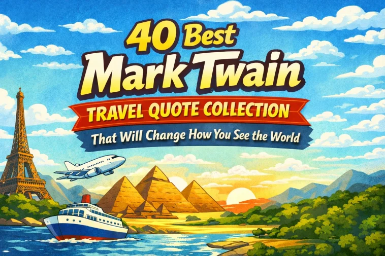 40 Best Mark Twain Travel Quotes to Inspire Your Next Adventure 1 mark twain travel quote