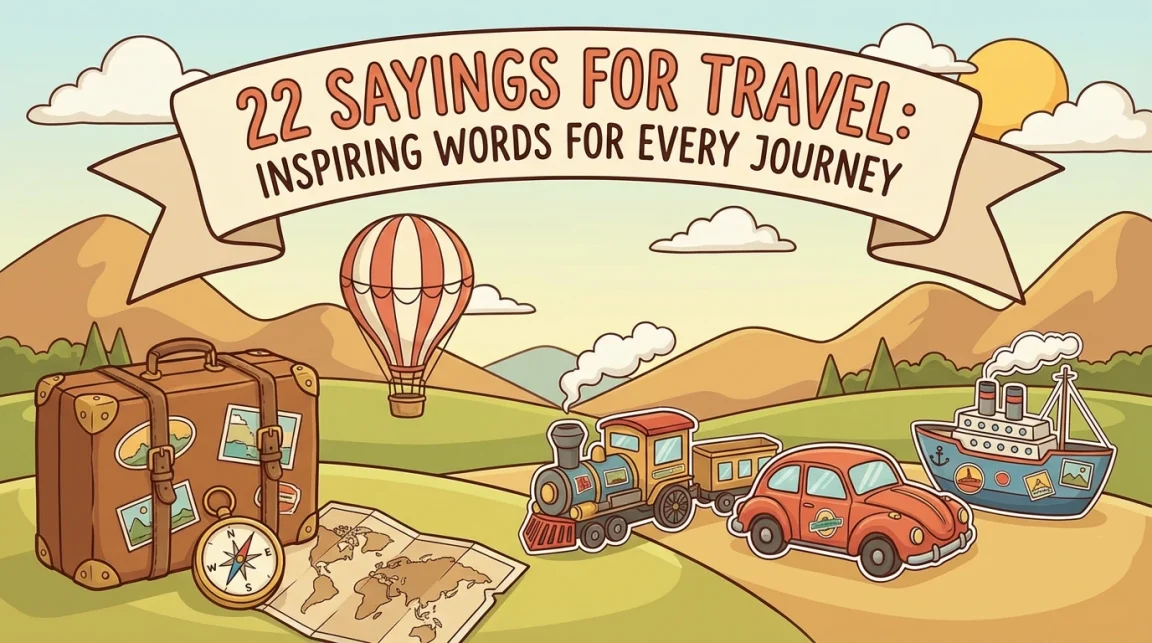 Sayings for Travel: Inspiring Words for Every Journey 1 sayings for travel