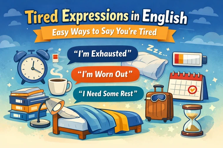 Tired Expressions in English: Easy Ways to Say You’re Tired 1 tired expression
