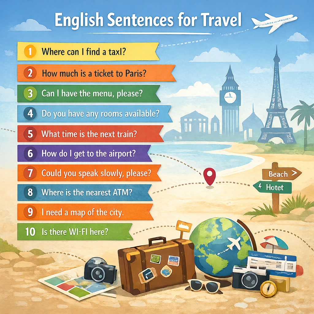 46 Travel English Phrases You Must Know for Every Trip 2 travel sentences in english
