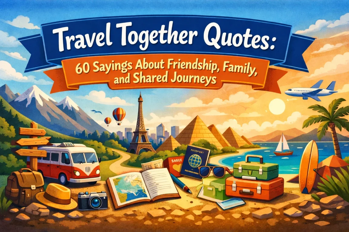 60 Best Travel Together Quotes to Inspire Shared Adventures 1 travel together quotes