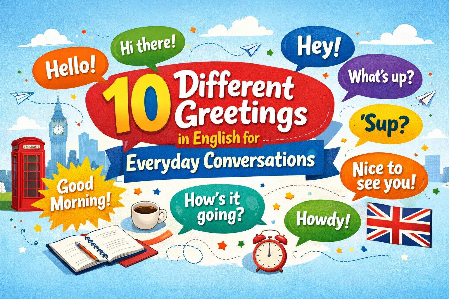 10 different greetings