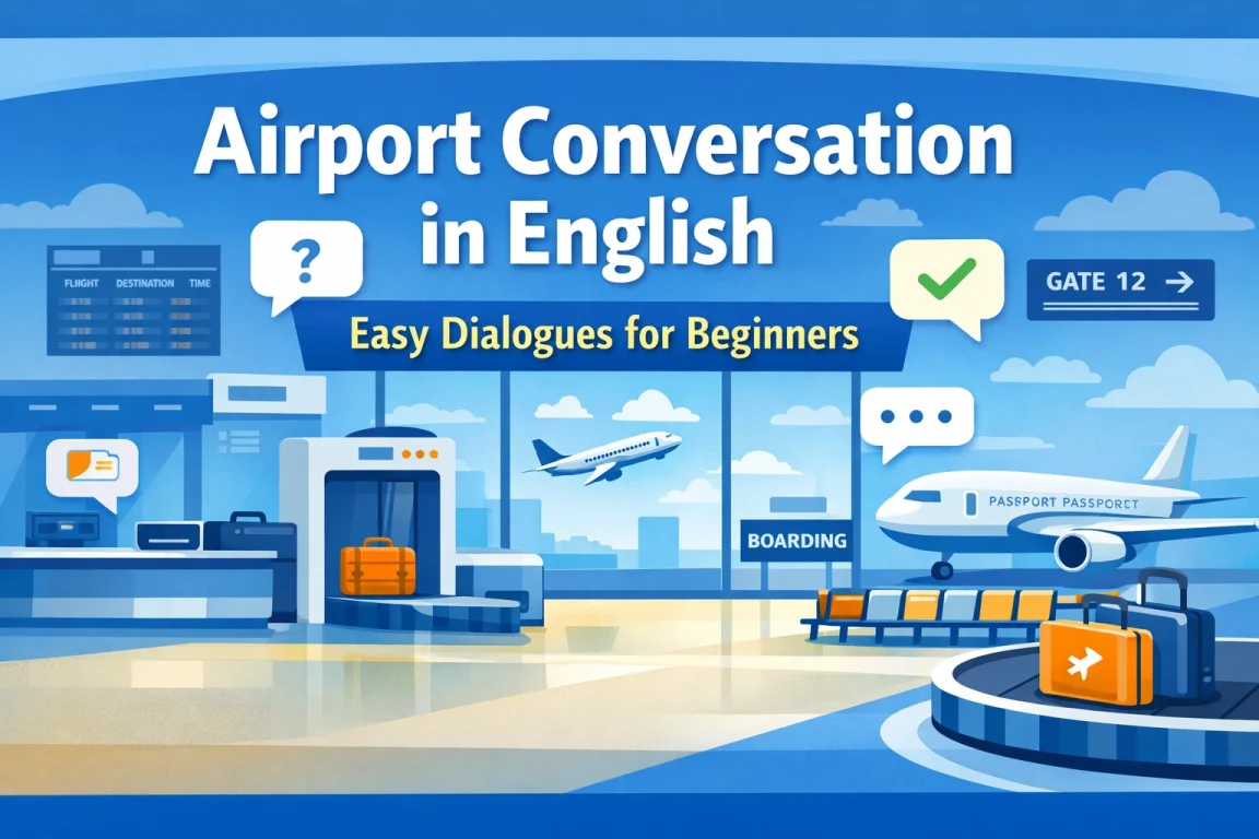 Airport Conversation in English