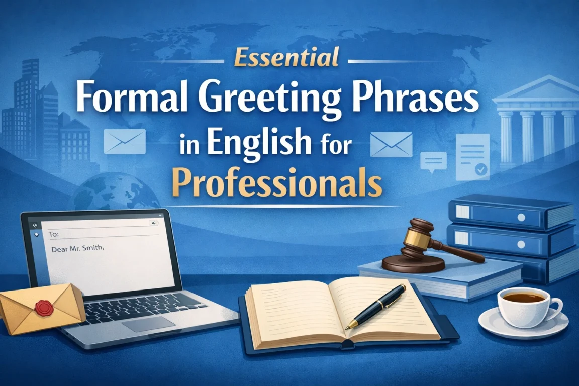 Formal Greetings in English: Professional Phrases for Work 1 Formal greetings in English