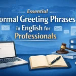Formal greetings in English