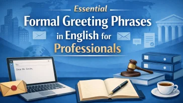 Formal greetings in English