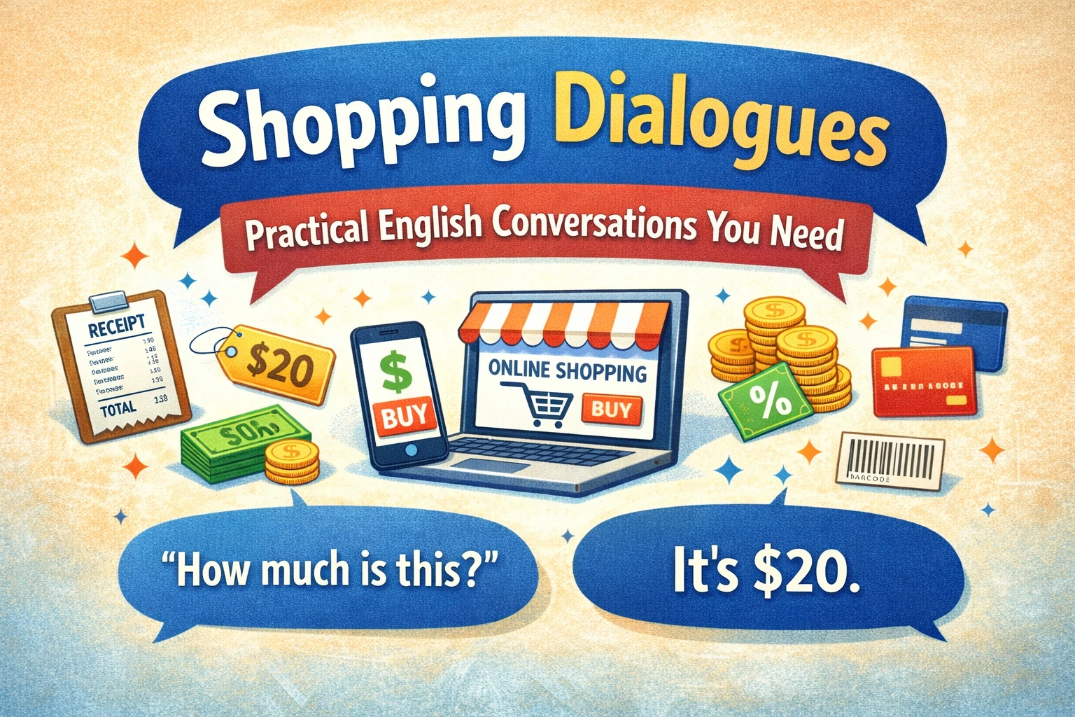 Shopping Dialogues For Everyday Situations In English