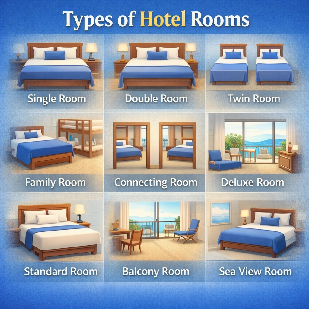 types of hotel rooms