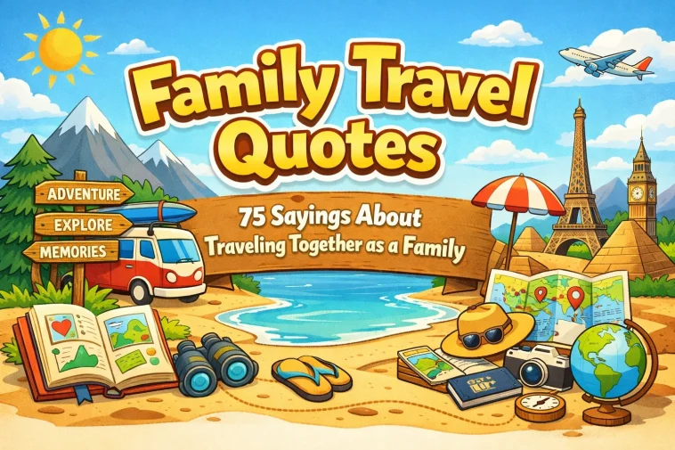 75 Best Family Travel Quotes to Celebrate Journeys Together 1 family travel quotes