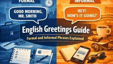 formal and informal greetings in english