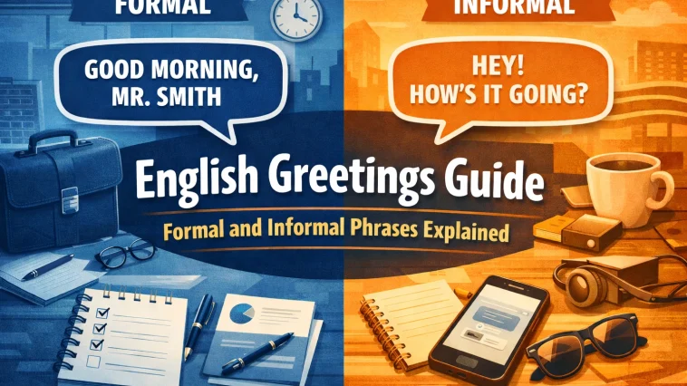 formal and informal greetings in english