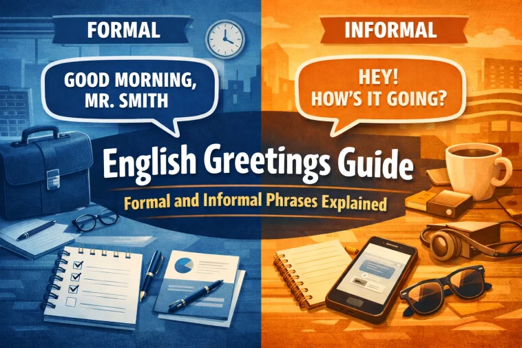 formal and informal greetings in english