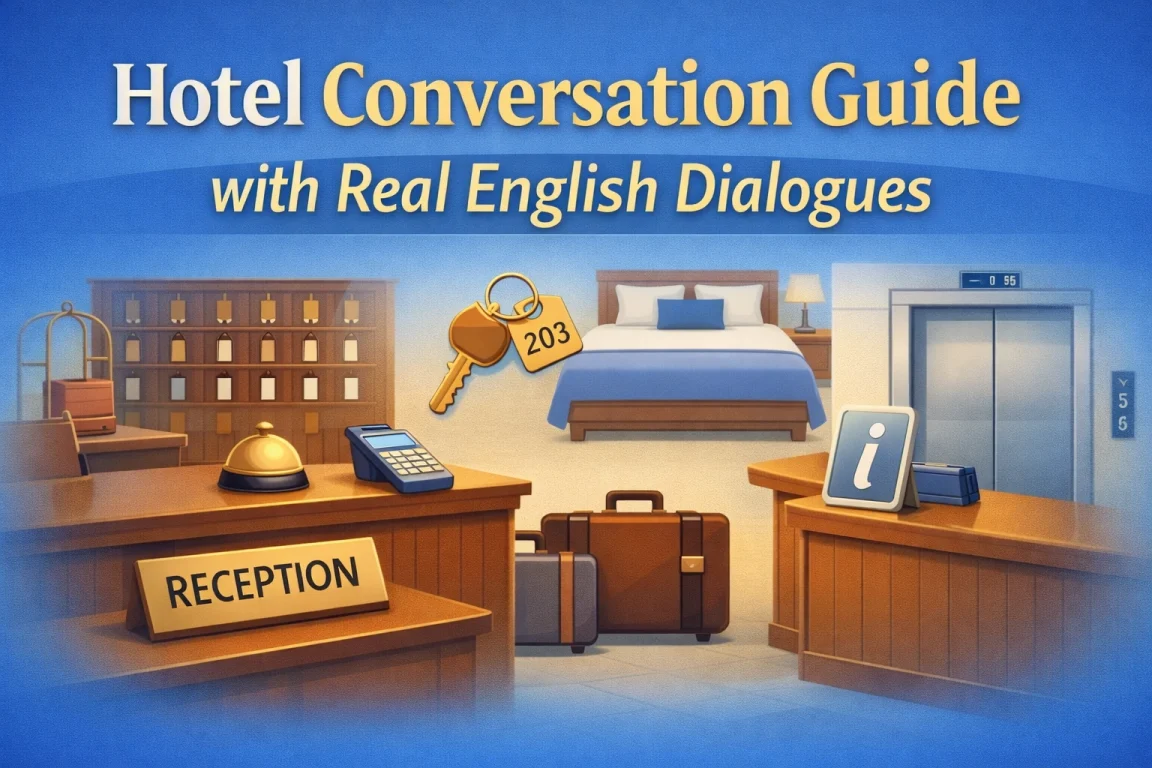 Hotel Conversation in English: Real Dialogues for Travelers 1 hotel conversation