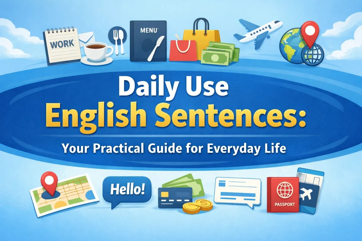 Daily Use English Sentences: Your Practical Guide for Everyday Life 1 Daily Use English Sentences
