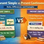 present simple vs present continuous
