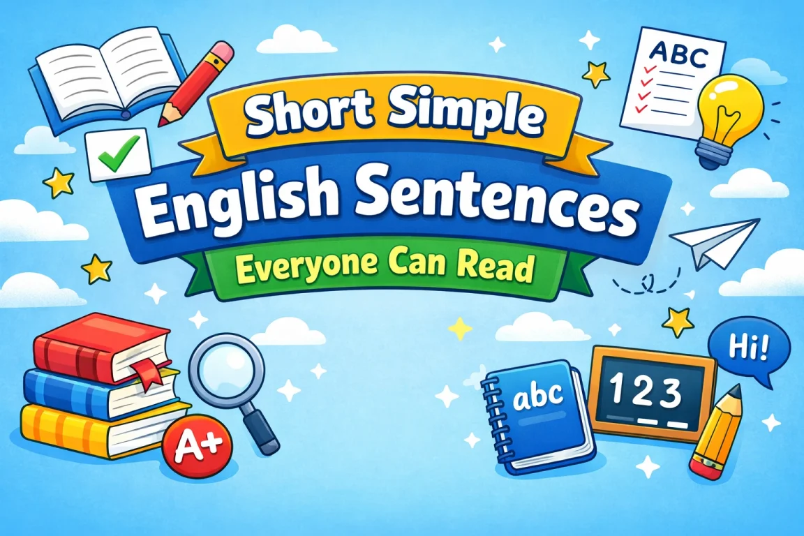 simple English sentences
