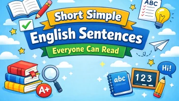 simple English sentences