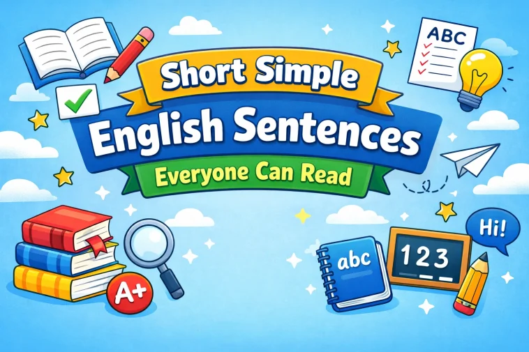 simple English sentences