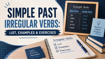 Simple past irregular verbs