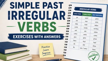 Simple past irregular verbs exercises