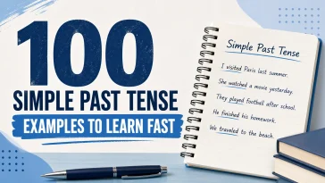 Simple past tense examples