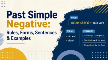 past simple negative