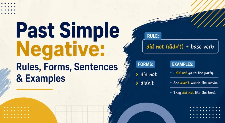 past simple negative