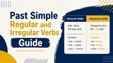 past simple regular and irregular verbs