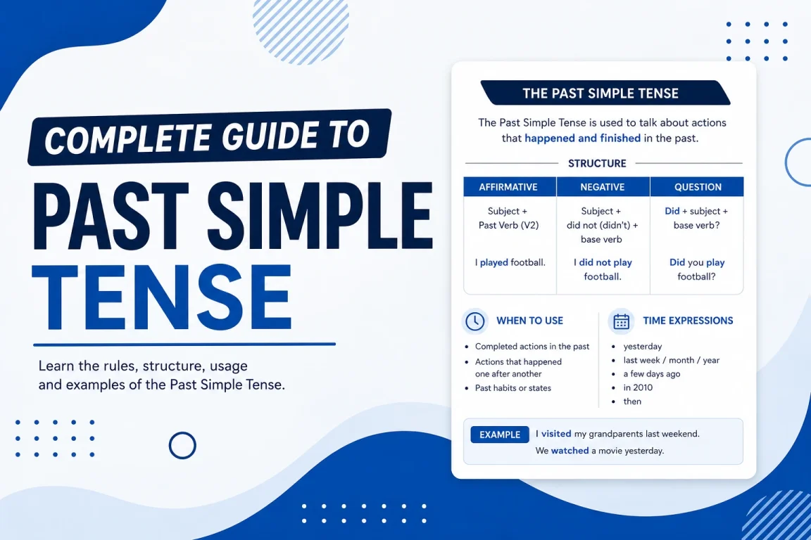 Past Simple Tense: Rules, Structure, Examples & Exercises 1 Past Simple Tense