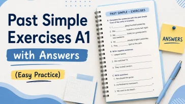 Past simple exercises A1