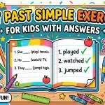 Past simple exercises for kids