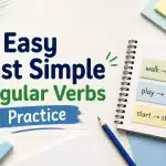 Past simple regular verbs exercises