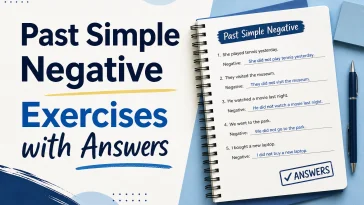 past simple negative exercises
