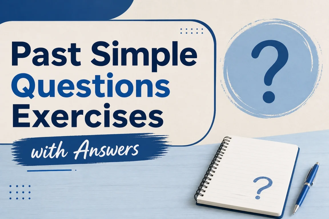 past simple questions exercises